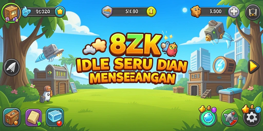 Tampilan gameplay 8ZK menampilkan pengelolaan sumber daya yang menarik.