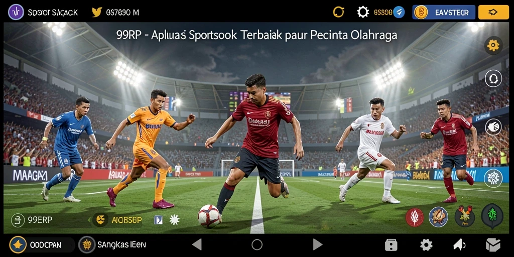 Tangkapan layar gameplay 99RP menampilkan antarmuka sportsbook yang menarik.