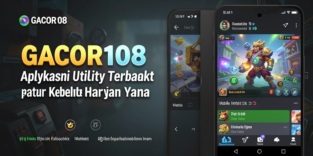 Tampilan utama GACOR108 dengan fitur-fitur canggih yang memudahkan pengguna.