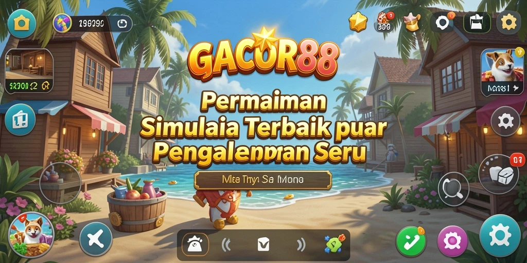 Tampilan gameplay GACOR88 dengan aksi simulasi yang dinamis.