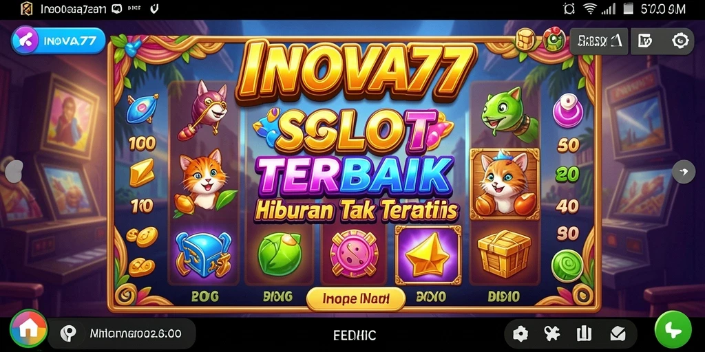 Tampilan gameplay Slot yang memukau dan mengasyikkan di INOVA77.