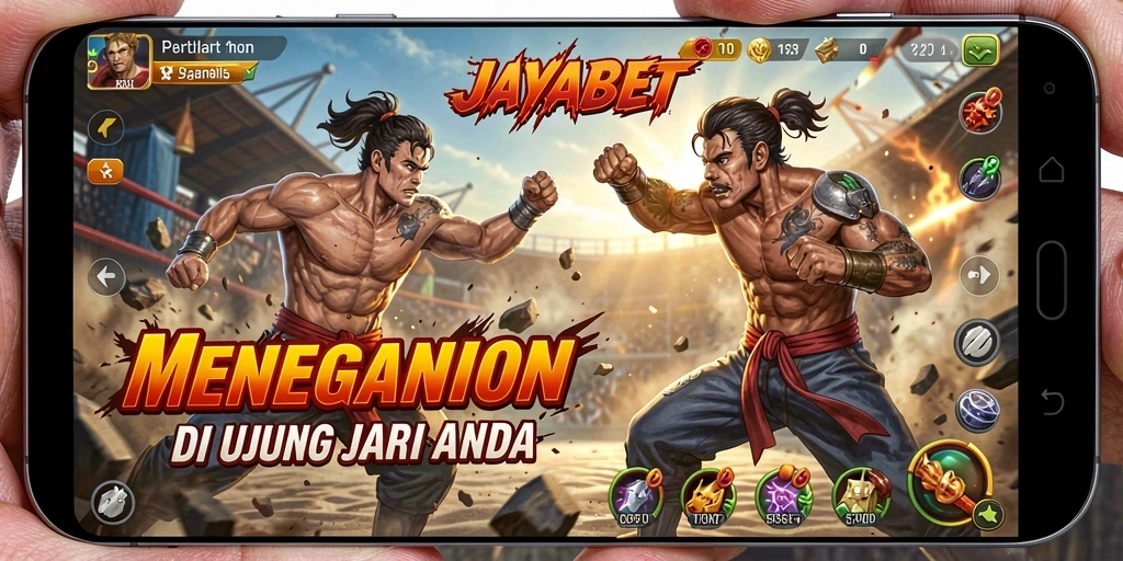 Tampilan pertarungan seru dalam JAYABET yang menggugah semangat.