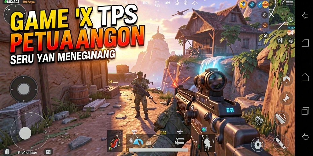 Screenshot gameplay KAKA303 menampilkan aksi seru dalam pertempuran TPS.