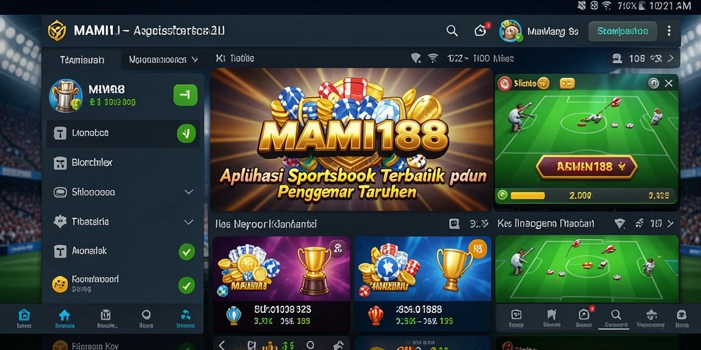 Tampilan gameplay MAMI188 yang menarik dengan berbagai pilihan taruhan olahraga.