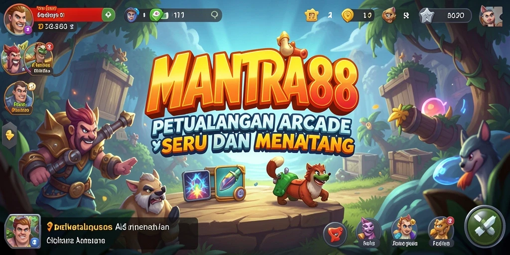 Tampilan gameplay menarik dari MANTRA88 dengan aksi seru.