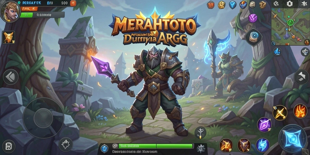 Tampilan gameplay seru dalam petualangan ARPG MERAHTOTO.