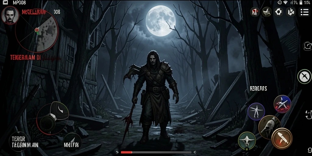 Gameplay MPO08 dengan suasana Horror yang mencekam.