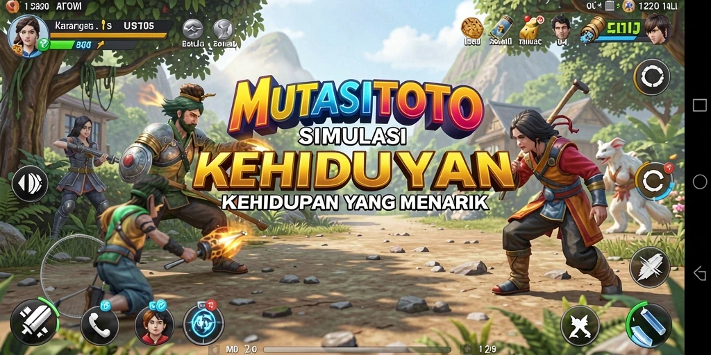 Tampilan gameplay menarik dalam MUTASITOTO dengan grafis yang memukau.