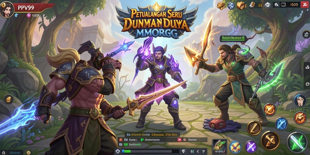 Gameplay seru di PPV99 dengan karakter dan monster menakjubkan.