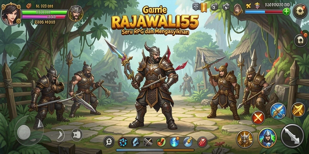 Tangkap momen seru dari gameplay RPG di RAJAWALI55.