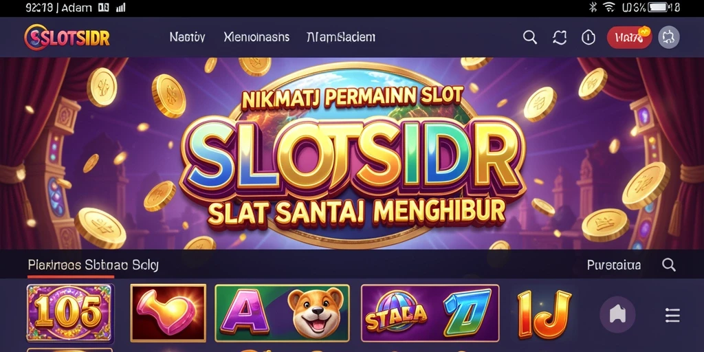 Tampilan menarik dari gameplay SLOTSIDR yang menghibur.