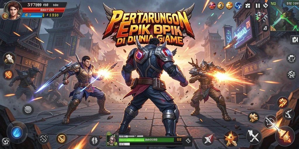 Tangkapan layar menunjukkan aksi pertarungan seru dari ST789.