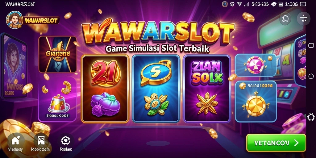 Tampilan gameplay seru dan menegangkan di WAWARSLOT.